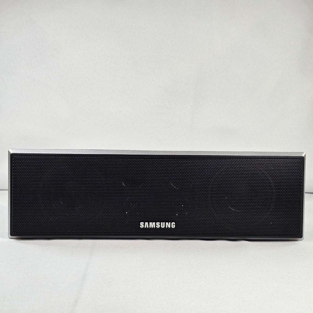 Samsung PS-CQ80 Center Channel Speaker 3 Ohm Wired Home Theater Black Silver